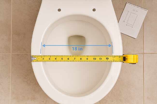 How to Measure a Toilet Seat for Replacement