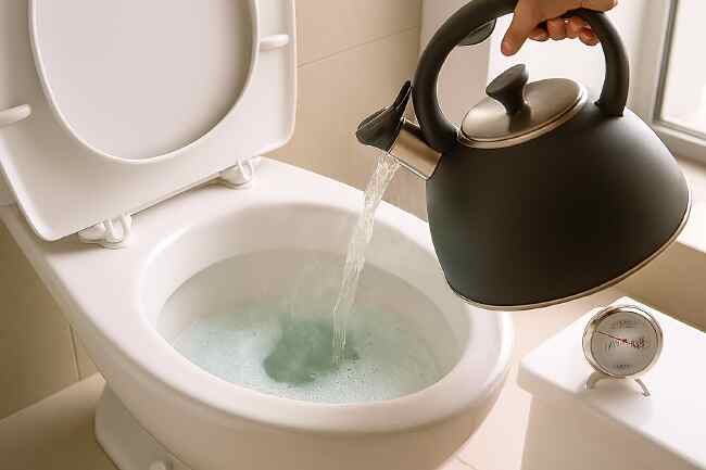 How to Unclog a Toilet Without a Plunger When the Water is High