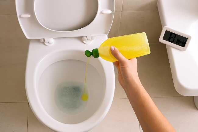 How to Unclog a Toilet Without a Plunger When the Water is High