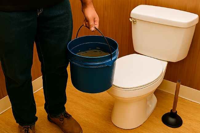 Step-by-Step Guide: How to Flush a Toilet with a Bucket of Water Like a Pro