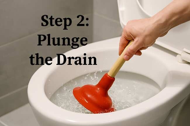 How to Unclog Toilet with Plunger