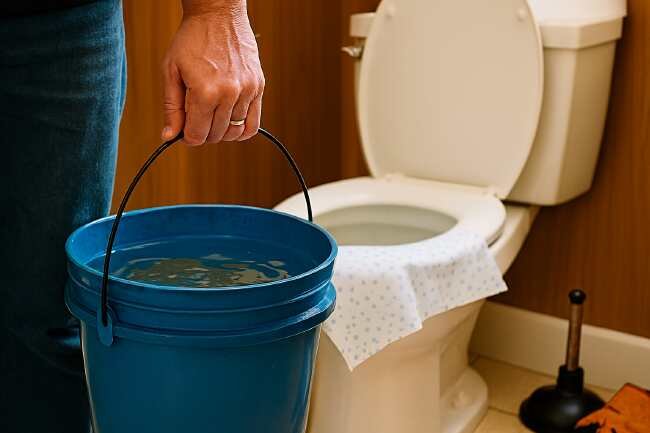 Step-by-Step Guide: How to Flush a Toilet with a Bucket of Water
