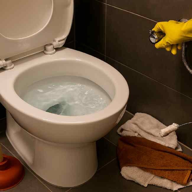 How to Unclog a Toilet Fast When the Water Is High