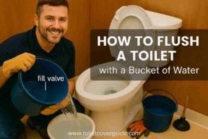 How to Flush a Toilet with a Bucket of Water